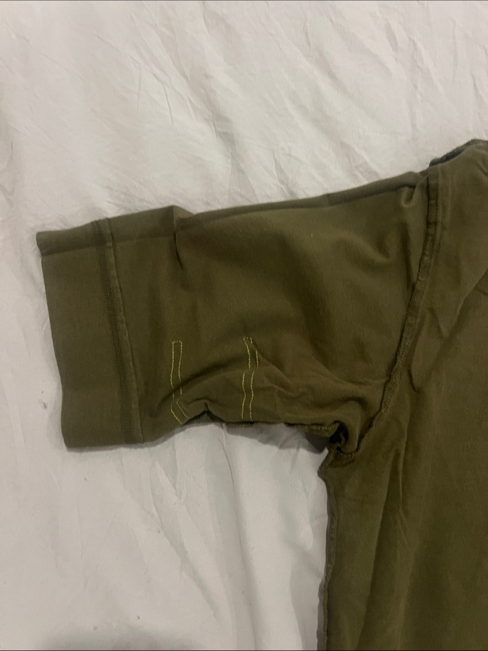 Diesel Olive Green Graphic Short Sleeve Tee - Picture 10 of 12